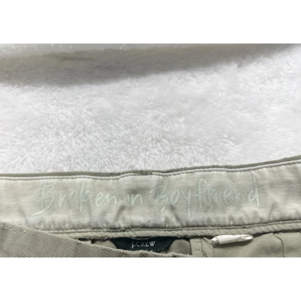 J.CREW Broken-in‎ boyfriend  Green chinos  City Style Soze 4 Rn77388